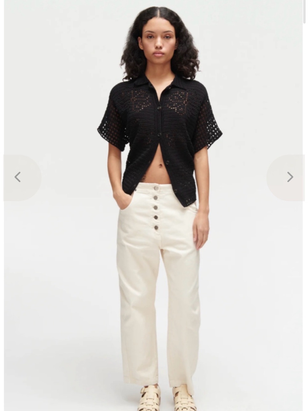 Rachel Comey White Ankle & Cropped Jeans